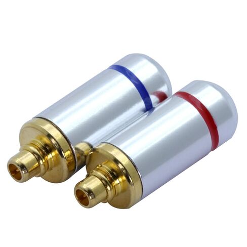 10 قطعة/الوحدة MMCX ذكر التوصيل سماعة دبوس التوصيل سلك موصل ل ED5 SE535 MMCX المتحمسين جاك (أسود) in Kuwait