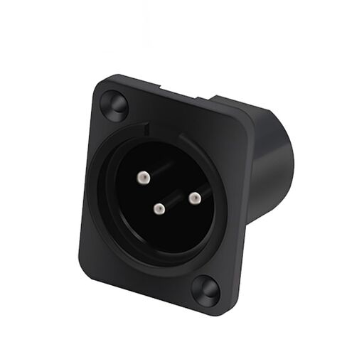 10 قطعة/الوحدة 3 دبوس XLR ذكر التوصيل لوحة جبل XLR مقبس متفرع الهيكل الصوت MIC كابل محطة ميكروفون XLR سلك موصل in Kuwait