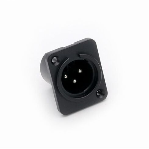 10 قطعة/الوحدة 3 دبوس XLR ذكر التوصيل لوحة جبل XLR مقبس متفرع الهيكل الصوت MIC كابل محطة ميكروفون XLR سلك موصل in Kuwait