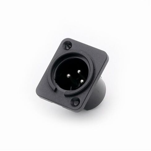 10 قطعة/الوحدة 3 دبوس XLR ذكر التوصيل لوحة جبل XLR مقبس متفرع الهيكل الصوت MIC كابل محطة ميكروفون XLR سلك موصل in Kuwait