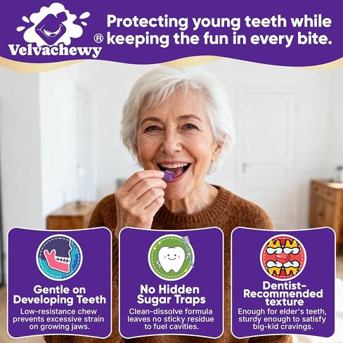 Magnesium Glycinate Gummies 500mg - Magnesium with Omega-3, Turmeric, Vitamin D3 & E | Magnesium Glycinate Soft Chews for Adults | for Sleep, Muscle & Brain | 60 Counts in Kuwait