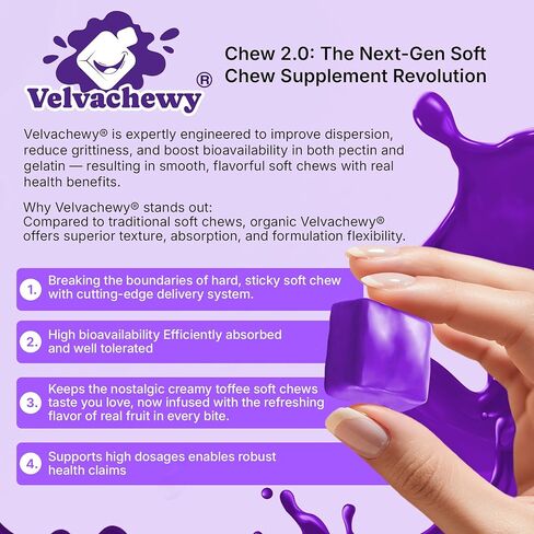 Magnesium Glycinate Gummies 500mg - Magnesium with Omega-3, Turmeric, Vitamin D3 & E | Magnesium Glycinate Soft Chews for Adults | for Sleep, Muscle & Brain | 60 Counts in Kuwait