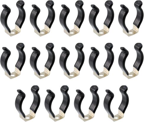 T6 LED Light Tube Holder U Shape Bracket Clips, Stainless Steel Fluorescent Tube Holder Metal U Bracket (T6, Pack of 14) in Saudi Arabia