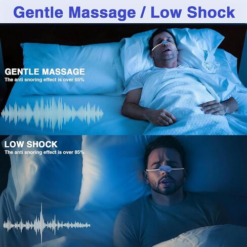 Smart Anti-Snoring Device,Smart Snore Stopper with Strong and Weak Modes for Snoring Reminder,Relief.Easy Use,AI Automatic Monitoring Portable Snore Solution for Home Office Travel in Saudi Arabia
