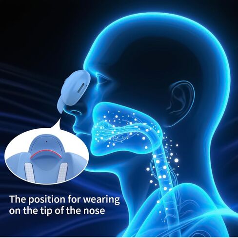 Smart Anti-Snoring Device,Smart Snore Stopper with Strong and Weak Modes for Snoring Reminder,Relief.Easy Use,AI Automatic Monitoring Portable Snore Solution for Home Office Travel in Saudi Arabia