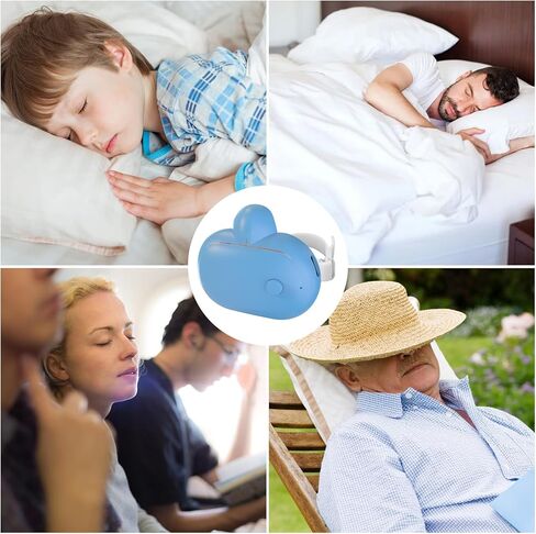 Smart Anti-Snoring Device,Smart Snore Stopper with Strong and Weak Modes for Snoring Reminder,Relief.Easy Use,AI Automatic Monitoring Portable Snore Solution for Home Office Travel in Saudi Arabia