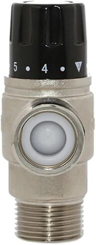 1PCS Brass 1" DN25 Solar Water Heater Thermostatic Valve Automatic Anti-scalding Thermostatic Water Mixing Valve in Kuwait