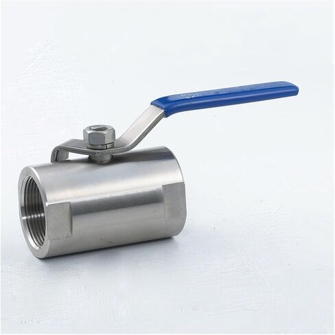 1 PC Female Ball Valve Stainless Steel Coupler Adapter 1/2" 3/4" 1" 1-1/4" 1-1/2 Water Switch Pipe Fittings(1") in Kuwait
