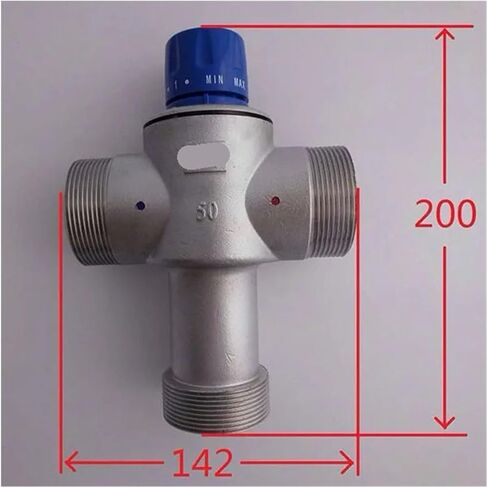 1PCS 2" DN50 Digital Thermostatic Valve, Thermostatic Mixing Valve, Mixing Valve in Kuwait