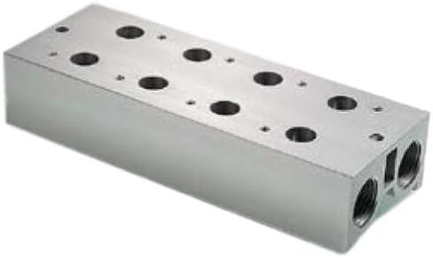 1PCS 3V300 3V400 Solenoid Valve Valve Group Valve Plate Series Manifold(3V300,2P) in Kuwait