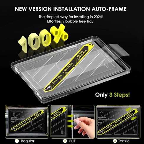 2024 ترقية ملحقات واقي الشاشة Tesla Model Y/3 غير اللامعة [لا مزيد من الوهج! مضاد لبصمات الأصابع، واقي شاشة من الزجاج المقوى الممتاز مع مجموعة محاذاة للطراز Y(2024-2020) الموديل 3(2023-2017) in Kuwait