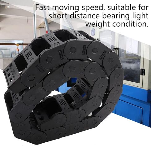 Nylon Open Both Side Wire Carrier Drag Chain High Temperature for 3D Printer 100cm in Saudi Arabia