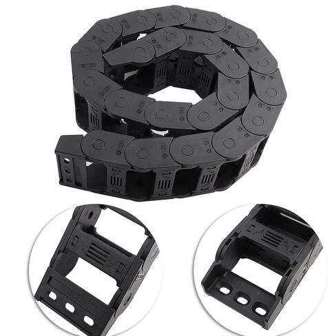 Nylon Open Both Side Wire Carrier Drag Chain High Temperature for 3D Printer 100cm in Saudi Arabia