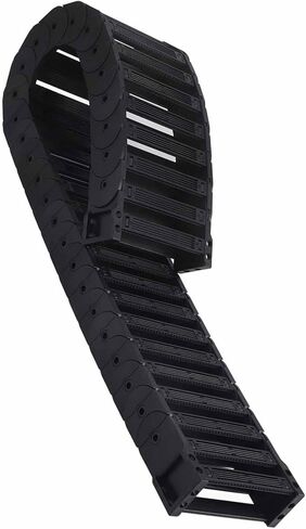 Drag Chain, Cable Drag Chain Full Enclosed Low Noise Series Towlines Cable Chains for Cars Cable Chains Removable Assembly (D35*125 Length 1m) in Saudi Arabia