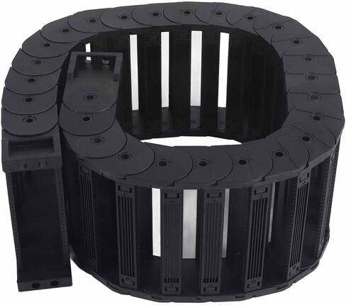 Drag Chain, Cable Drag Chain Full Enclosed Low Noise Series Towlines Cable Chains for Cars Cable Chains Removable Assembly (D35*125 Length 1m) in Saudi Arabia