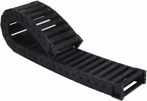 Drag Chain, Cable Drag Chain Full Enclosed Low Noise Series Towlines Cable Chains for Cars Cable Chains Removable Assembly (D35*125 Length 1m) in Saudi Arabia