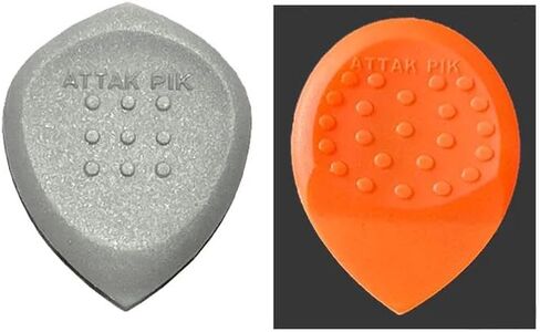 Acoustik Attak Beginner Guitar Picks Bundle – Stealth Flex 1.3mm & Fusion 0.5mm | Guitar Picks for Beginners, No-Slip Grip | Gift for Guitar Players | 18 Pack in Saudi Arabia