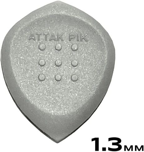 Acoustik Attak Beginner Guitar Picks Bundle – Stealth Flex 1.3mm & Fusion 0.5mm | Guitar Picks for Beginners, No-Slip Grip | Gift for Guitar Players | 18 Pack in Saudi Arabia
