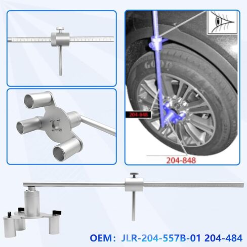 ZKTOOL New Upgrade Vehicle Height Measurement Tool Ride Height Setting Adapter Tool for Land Rover Range Rover Jaguar,Chassis Height Measurement Tool,Ride Height Setting Tool.JLR-204-557B-01 204-484 in Saudi Arabia