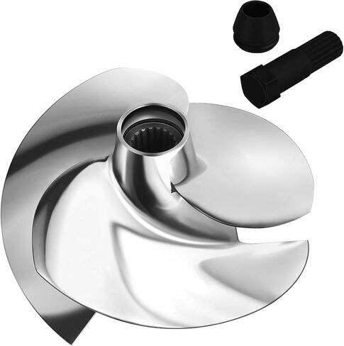 مجموعة مكره جت سكي تناسب Solas SK-CD-12/14 لـ Sea-Doo Spark 900 ACE، Spark 900 HO ACE، Spark TRIXX 2014-مكره جديد 140 مم مع أداة إزالة المكره وصندوق المكره in Kuwait