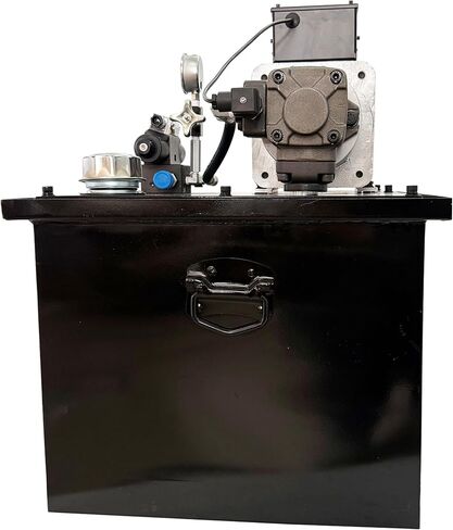 INTSUPERMAI محرك مؤازر هيدروليكي كهربائي نموذج محطة هيدروليكية - مضخة مكبس متغيرة الإزاحة 3000 واط لآلات البناء وصمامات مزدوجة 84QT(80L) سعة الخزان 220 فولت ثلاث مراحل in Kuwait