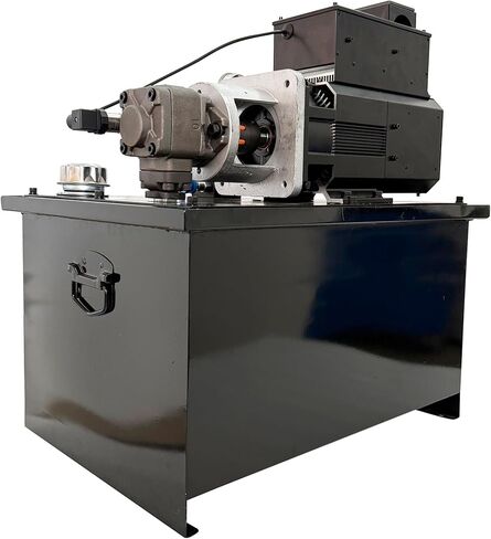 INTSUPERMAI محرك مؤازر هيدروليكي كهربائي نموذج محطة هيدروليكية - مضخة مكبس متغيرة الإزاحة 3000 واط لآلات البناء وصمامات مزدوجة 84QT(80L) سعة الخزان 220 فولت ثلاث مراحل in Kuwait