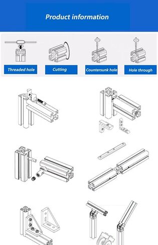 4 قطع 600 مم (23.6 بوصة) 2020 قضبان بثق ألومنيوم بفتحة T، أسود مؤكسد، معيار أوروبي، للطابعة ثلاثية الأبعاد، ماكينة CNC، والمشروعات التي تصنعها بنفسك in Kuwait