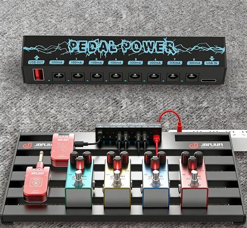 Guitar Pedal 8 Isolated DC Outputs, Low Noise, Metal Shell, Synchronous Output for Electric Guitar Effects Pedals in Saudi Arabia