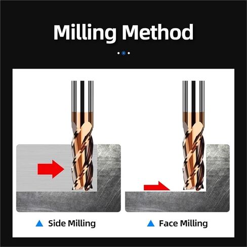 كربيد نهاية المطاحن سبيكة CNC قاطعة المطحنة أدوات مخرطة معدنية التنغستن الصلب راوتر بت الفولاذ مطحنة مسطحة 1 قطعة (D5xD5x50L) in Kuwait