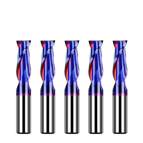HRC65 2 Flutes Carbide End Mills Metal Router Bits Tungsten Steel Milling Cutter CNC Lathe Tool Coated Flat Mill(D10xD10x100L) in Kuwait