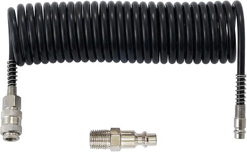 Air Compressor Hose with 1/4 Inch Male NPT Plug in Saudi Arabia
