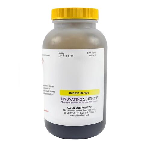 Innovating Science - Manganese Dioxide Powder Reagent Grade 500g - Versatile Oxidizing Agent for Scientific, Industrial, and Research Applications in Saudi Arabia