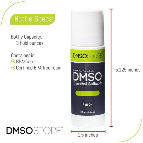 رول DMSO على 3 أوقية. ثنائي ميثيل سلفوكسيد نقي غير مخفف بنسبة 99.995% (عبوتان) in Kuwait