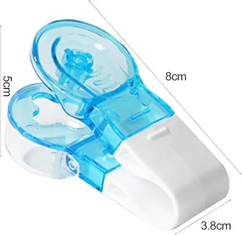 قطعة واحدة من جهاز أخذ حبوب منع الحمل الأزرق المحمول، أداة مساعدة فتاحة حبوب منع الحمل، جهاز أخذ حبوب منع الحمل أثناء السفر، صندوق تخزين صغير للأدوية وموزع حبوب الدواء، أفراد مع أدوات مساعدة طبية لتنظيم حبوب الدواء الضعيفة in Kuwait