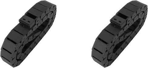 2pcs Nylon Wire Cable Carrier Drag Chain Engraving Machine Accessory, 3.28ft Measurement 15mm x 30mm for Energy Wire Management in Saudi Arabia