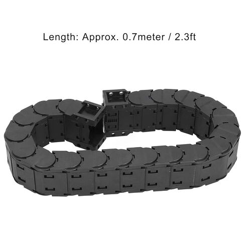 Low Noise Drag Chain, Temperature Nylon PA66, Customizable Length, Wear and Skid, for CNC Machines, Robotic Arms, and Industrial Equipment (D20*38) in Saudi Arabia