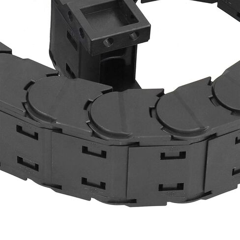 Low Noise Drag Chain, Temperature Nylon PA66, Customizable Length, Wear and Skid, for CNC Machines, Robotic Arms, and Industrial Equipment (D20*38) in Saudi Arabia