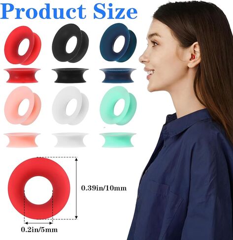 12pcs Mute Style Pack for Earplugs, Loop Quiet Earplug Quiet Ear Plugs Accessories for Extra 5 Db Noise Earplug for Home Office Library in Saudi Arabia