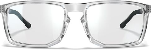 Wiley X WX Axe Sunglasses, Safety Glasses for Men and Women, UV Eye Protection for Shooting, Fishing, Biking, and Extreme Sports, Crystal Clear Frames, Clear Lenses in Saudi Arabia