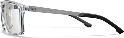 Wiley X WX Axe Sunglasses, Safety Glasses for Men and Women, UV Eye Protection for Shooting, Fishing, Biking, and Extreme Sports, Crystal Clear Frames, Clear Lenses in Saudi Arabia