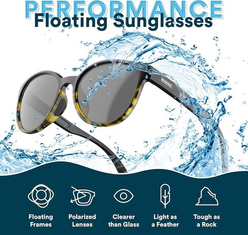 نظارات شمسية مستقطبة من Rheos Wyecreeks | حماية 100% من الأشعة فوق البنفسجية | القوارب وصيد الأسماك | الرياضات المائية | مضاد للوهج in Kuwait