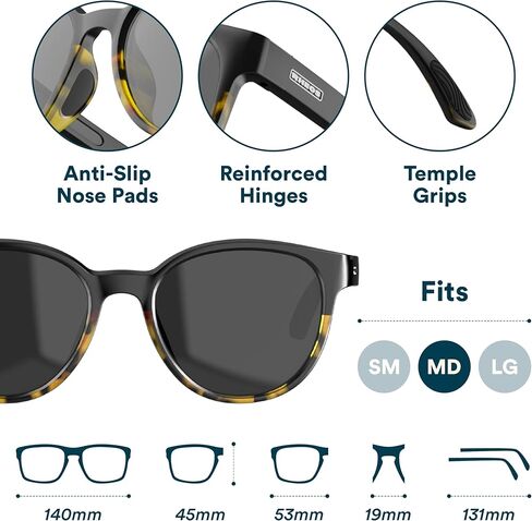 نظارات شمسية مستقطبة من Rheos Wyecreeks | حماية 100% من الأشعة فوق البنفسجية | القوارب وصيد الأسماك | الرياضات المائية | مضاد للوهج in Kuwait