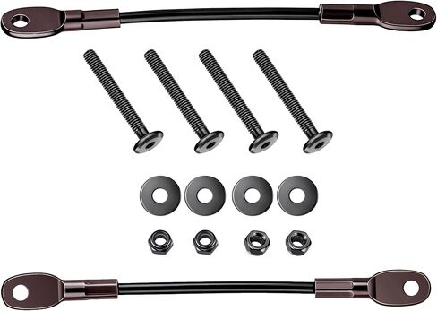 2Set of Boat Seat Cables (7in Long) Compatible with M-illennium B-100 Marine Boat Seat (Including 2Pcs 7" Boat Seat Cables, 4Pcs Bolts, 4Pcs Nuts, and 4Pcs Washers) in Saudi Arabia