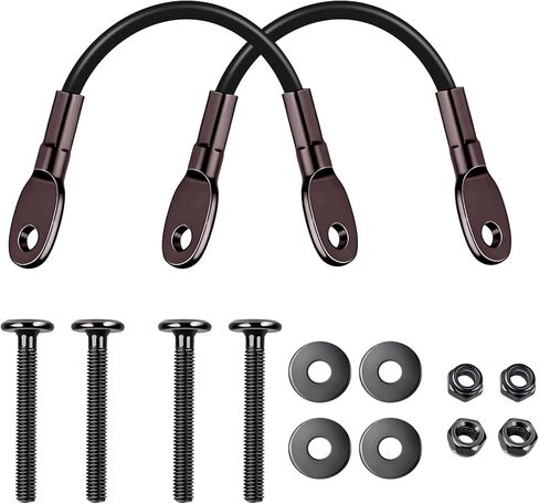 2Set of Boat Seat Cables (7in Long) Compatible with M-illennium B-100 Marine Boat Seat (Including 2Pcs 7" Boat Seat Cables, 4Pcs Bolts, 4Pcs Nuts, and 4Pcs Washers) in Saudi Arabia
