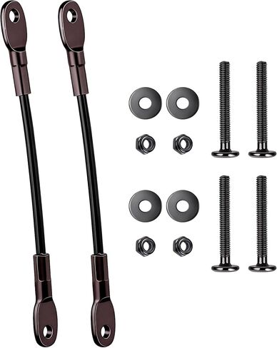 2Set of Boat Seat Cables (7in Long) Compatible with M-illennium B-100 Marine Boat Seat (Including 2Pcs 7" Boat Seat Cables, 4Pcs Bolts, 4Pcs Nuts, and 4Pcs Washers) in Saudi Arabia