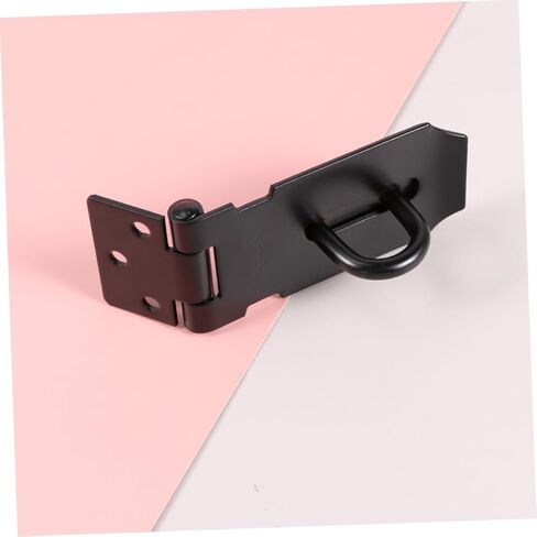 Door Lock Bolts,Gate Bolt Door, 1pc Cabinet Safety Locks Door Security Latch Hotel Door Latch Anti- Door Lock Front Door Lock Buckle (Color : Black, Size : 10.2X4cm) in Saudi Arabia