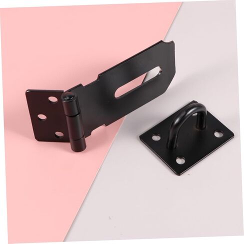 Door Lock Bolts,Gate Bolt Door, 1pc Cabinet Safety Locks Door Security Latch Hotel Door Latch Anti- Door Lock Front Door Lock Buckle (Color : Black, Size : 10.2X4cm) in Saudi Arabia