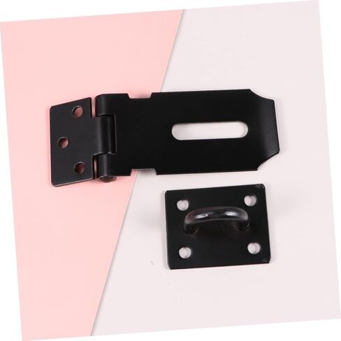 Door Lock Bolts,Gate Bolt Door, 1pc Cabinet Safety Locks Door Security Latch Hotel Door Latch Anti- Door Lock Front Door Lock Buckle (Color : Black, Size : 10.2X4cm) in Saudi Arabia