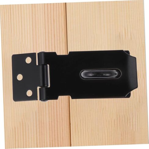 Door Lock Bolts,Gate Bolt Door, 1pc Cabinet Safety Locks Door Security Latch Hotel Door Latch Anti- Door Lock Front Door Lock Buckle (Color : Black, Size : 10.2X4cm) in Saudi Arabia