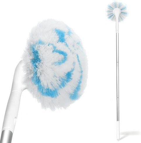 Tub Tile Scrubber Brush with 48" Long Handle, 2026 Version 1 Pc Non-Scratch Soft Tub Mop, All-in-One Adjustable Bathroom Brush for Bathtub, Shower, Sink, Faucet, and Wall Tile（1） in Saudi Arabia